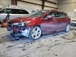 Salvage cars for sale at Rogersville, MO auction: 2017 Chevrolet Cruze Premier