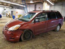 Toyota Sienna CE salvage cars for sale: 2009 Toyota Sienna CE