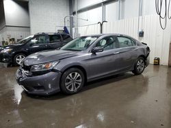 Salvage cars for sale from Copart Ham Lake, MN: 2014 Honda Accord LX