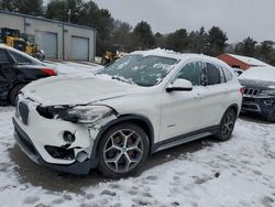 Salvage cars for sale at Mendon, MA auction: 2017 BMW X1 SDRIVE28I