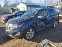Salvage cars for sale from Copart Wichita, KS: 2018 Chevrolet Equinox Premier