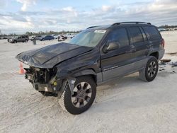 Jeep salvage cars for sale: 2002 Jeep Grand Cherokee Laredo