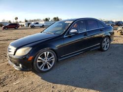 Salvage cars for sale at Bakersfield, CA auction: 2009 Mercedes-Benz C300