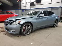 Salvage cars for sale at Assonet, MA auction: 2014 Infiniti Q50 Base