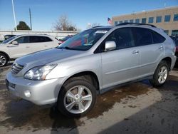 Lexus RX 400H salvage cars for sale: 2008 Lexus RX 400H