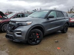 Salvage cars for sale at Bridgeton, MO auction: 2022 Ford Explorer ST