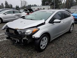 2015 KIA Forte LX en venta en Graham, WA