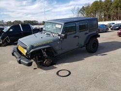 Salvage cars for sale from Copart Dunn, NC: 2015 Jeep Wrangler Unlimited Rubicon