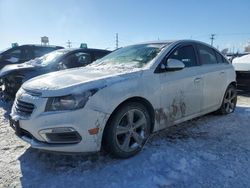 Salvage cars for sale at Chicago Heights, IL auction: 2015 Chevrolet Cruze LT