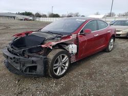 Salvage cars for sale from Copart Sacramento, CA: 2016 Tesla Model S