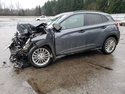 Salvage cars for sale from Copart Arlington, WA: 2021 Hyundai Kona SEL