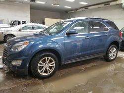 Salvage cars for sale at Davison, MI auction: 2017 Chevrolet Equinox LT