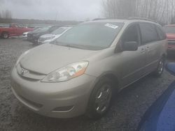 Toyota Sienna CE salvage cars for sale: 2006 Toyota Sienna CE