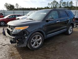 Salvage cars for sale from Copart Harleyville, SC: 2015 Ford Explorer Limited