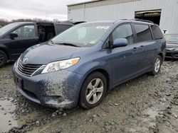 Salvage cars for sale from Copart Windsor, NJ: 2014 Toyota Sienna LE