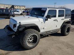 Jeep Wrangler Unlimited Sahara salvage cars for sale: 2014 Jeep Wrangler Unlimited Sahara