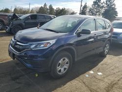 Salvage cars for sale from Copart Denver, CO: 2015 Honda CR-V LX