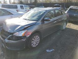 Salvage cars for sale from Copart Waldorf, MD: 2015 Nissan Sentra S