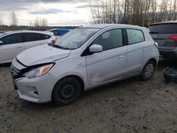 Salvage cars for sale at Arlington, WA auction: 2021 Mitsubishi Mirage ES