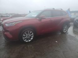 Salvage cars for sale from Copart Woodhaven, MI: 2021 Toyota Highlander Limited