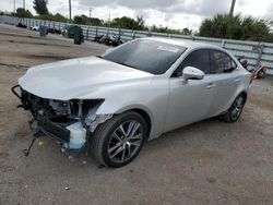 Salvage cars for sale from Copart Miami, FL: 2019 Lexus IS 300