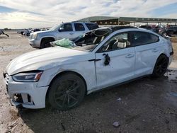 Salvage cars for sale at Houston, TX auction: 2018 Audi S5 Premium Plus
