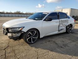 Salvage cars for sale from Copart Fresno, CA: 2018 Honda Accord Sport