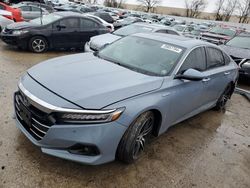 Salvage cars for sale from Copart Bridgeton, MO: 2022 Honda Accord Touring Hybrid