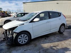 Salvage cars for sale from Copart Rocky View County, AB: 2016 Hyundai Accent SE