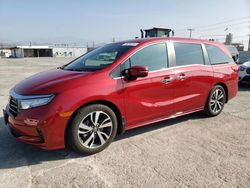 Salvage cars for sale at Sun Valley, CA auction: 2022 Honda Odyssey Touring