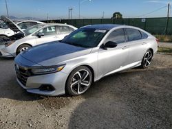 Salvage cars for sale at San Diego, CA auction: 2021 Honda Accord Sport