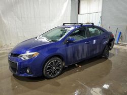 Salvage cars for sale from Copart Central Square, NY: 2014 Toyota Corolla L