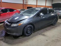 Salvage cars for sale from Copart Rocky View County, AB: 2012 Honda Civic EXL