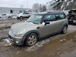 Salvage cars for sale from Copart Lyman, ME: 2011 Mini Cooper Clubman