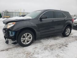 Salvage cars for sale at Dyer, IN auction: 2017 Chevrolet Equinox LS