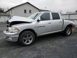 Salvage cars for sale at York Haven, PA auction: 2012 Dodge RAM 1500 SLT