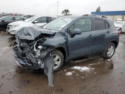 Salvage cars for sale from Copart Woodhaven, MI: 2022 Chevrolet Trax 1LT