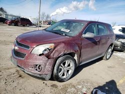 Salvage cars for sale at Dyer, IN auction: 2010 Chevrolet Equinox LS