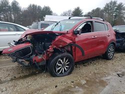 Salvage cars for sale from Copart Mendon, MA: 2018 KIA Sportage EX