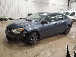 Salvage cars for sale at Franklin, WI auction: 2015 Toyota Corolla L