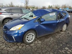 Salvage cars for sale from Copart Woodburn, OR: 2012 Toyota Prius V