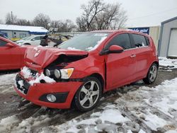 Salvage cars for sale from Copart Wichita, KS: 2013 Chevrolet Sonic LTZ