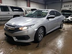 Salvage cars for sale from Copart Elgin, IL: 2016 Honda Civic EX