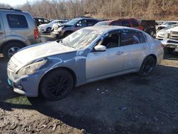 Salvage cars for sale at Marlboro, NY auction: 2011 Infiniti G25
