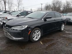 Salvage cars for sale from Copart New Britain, CT: 2016 Chrysler 200 Limited