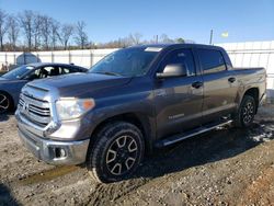 Salvage cars for sale from Copart Spartanburg, SC: 2017 Toyota Tundra Crewmax SR5