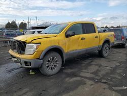 Salvage cars for sale at Denver, CO auction: 2018 Nissan Titan SV