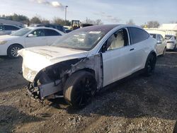 Tesla Model X salvage cars for sale: 2016 Tesla Model X