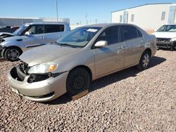 Salvage cars for sale from Copart Phoenix, AZ: 2006 Toyota Corolla CE