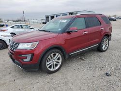 Salvage cars for sale from Copart Haslet, TX: 2017 Ford Explorer Limited